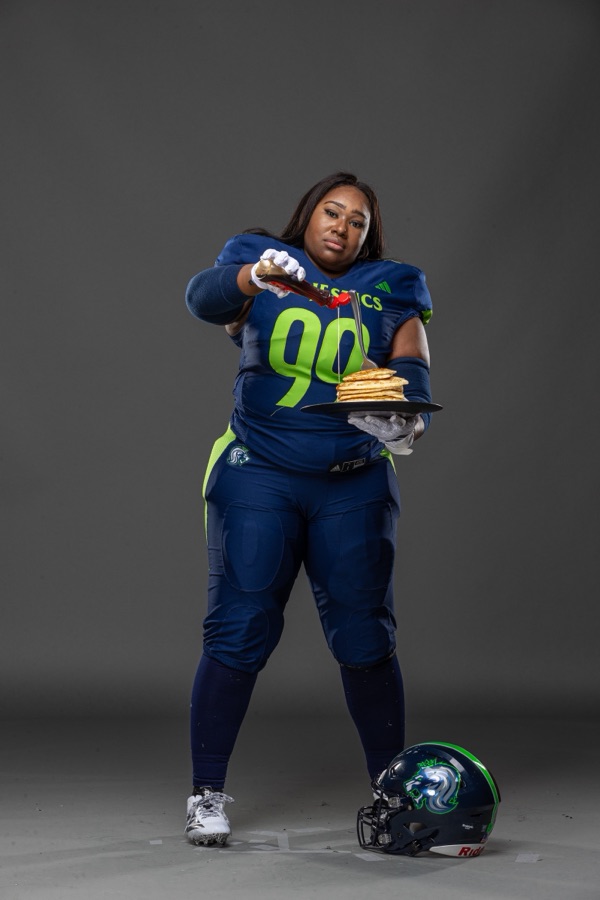 Bianca Mouton, Seattle Majestics media day, February 2025.